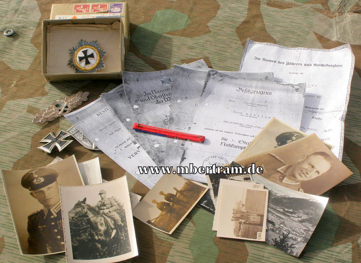 1957er Nachlass eines Deutsches Kreuz in Gold Trägers