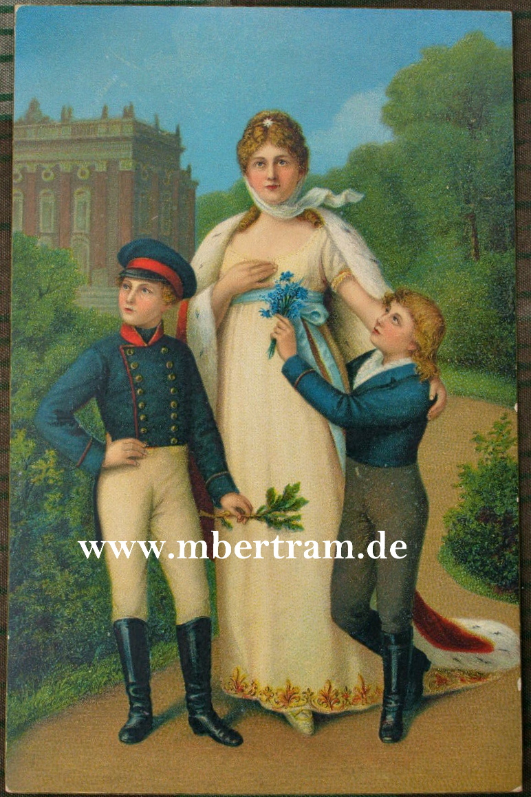 Königin Luise von Preussen mit den beiden ältesten Prinzen