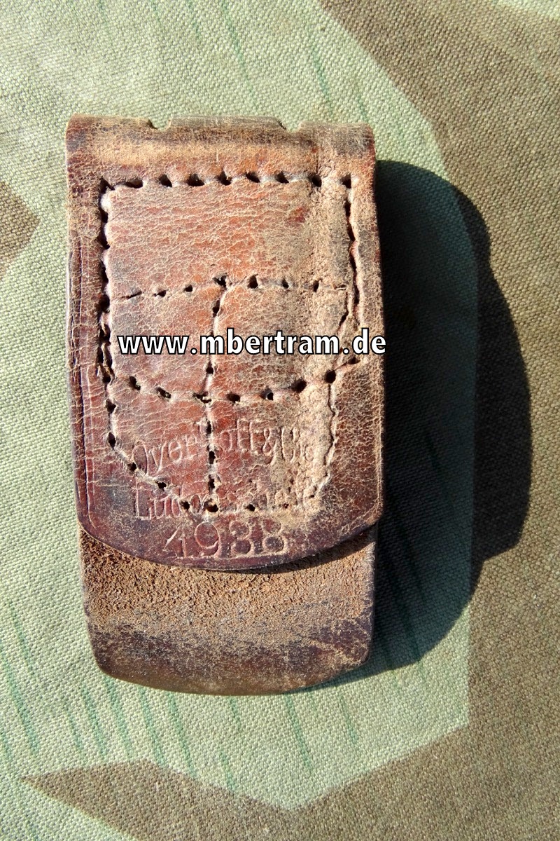 Koppellasche für Koppelschoss Wehrmacht Overhoff & Cie Lüdenscheid 1938