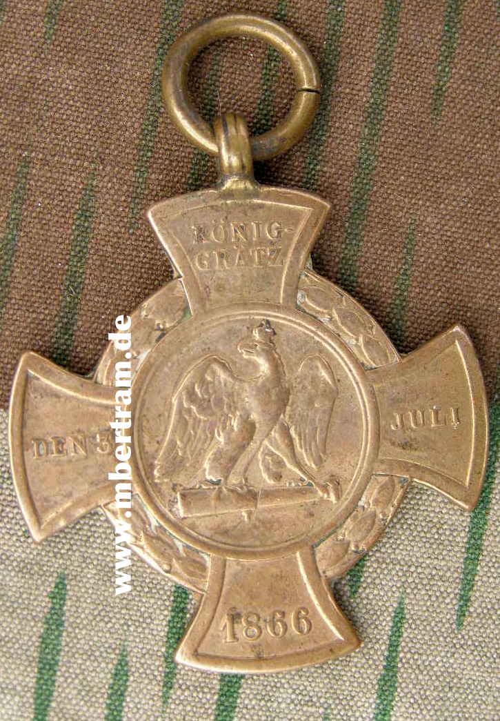 Erinnerungskreuz "Königgrätz" 1866 ohne Band