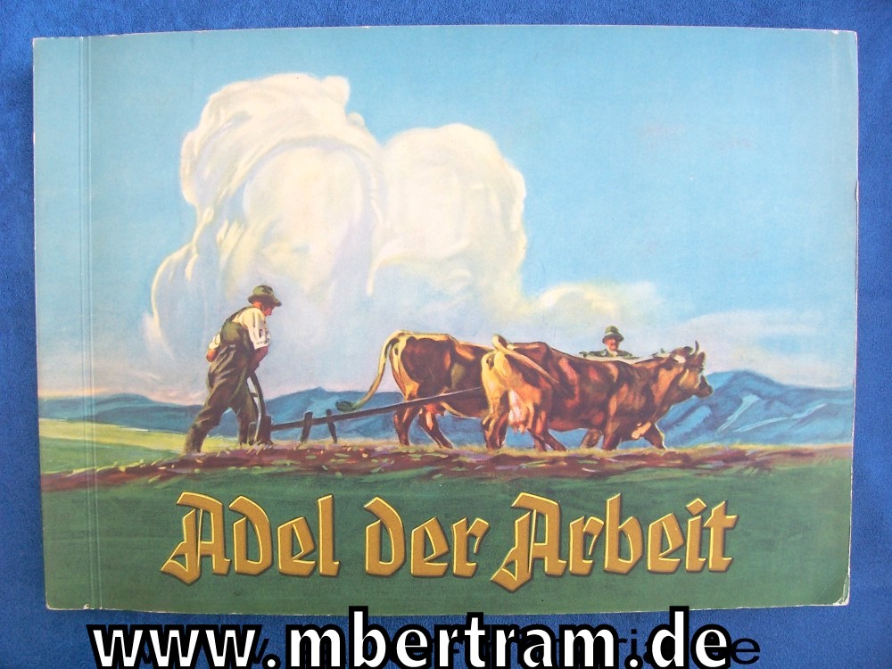 Zigarettenbilder Album "Adel der Arbeit" Werksmusteralbum !!
