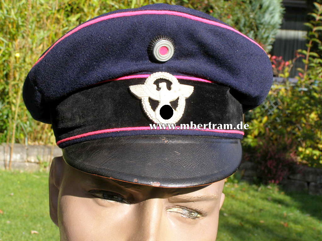 Feuerlöschpolizei/Feuerwehr Manschafts Schirmmütze