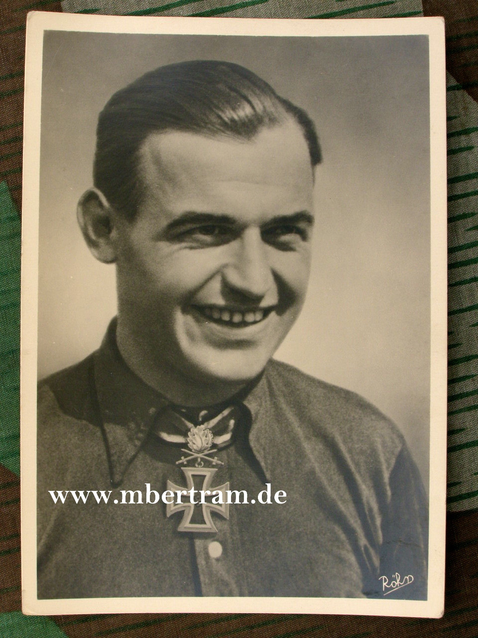 Luftwaffe: Hauptmann Baer, Eichenlaub m. Schwertern Träger