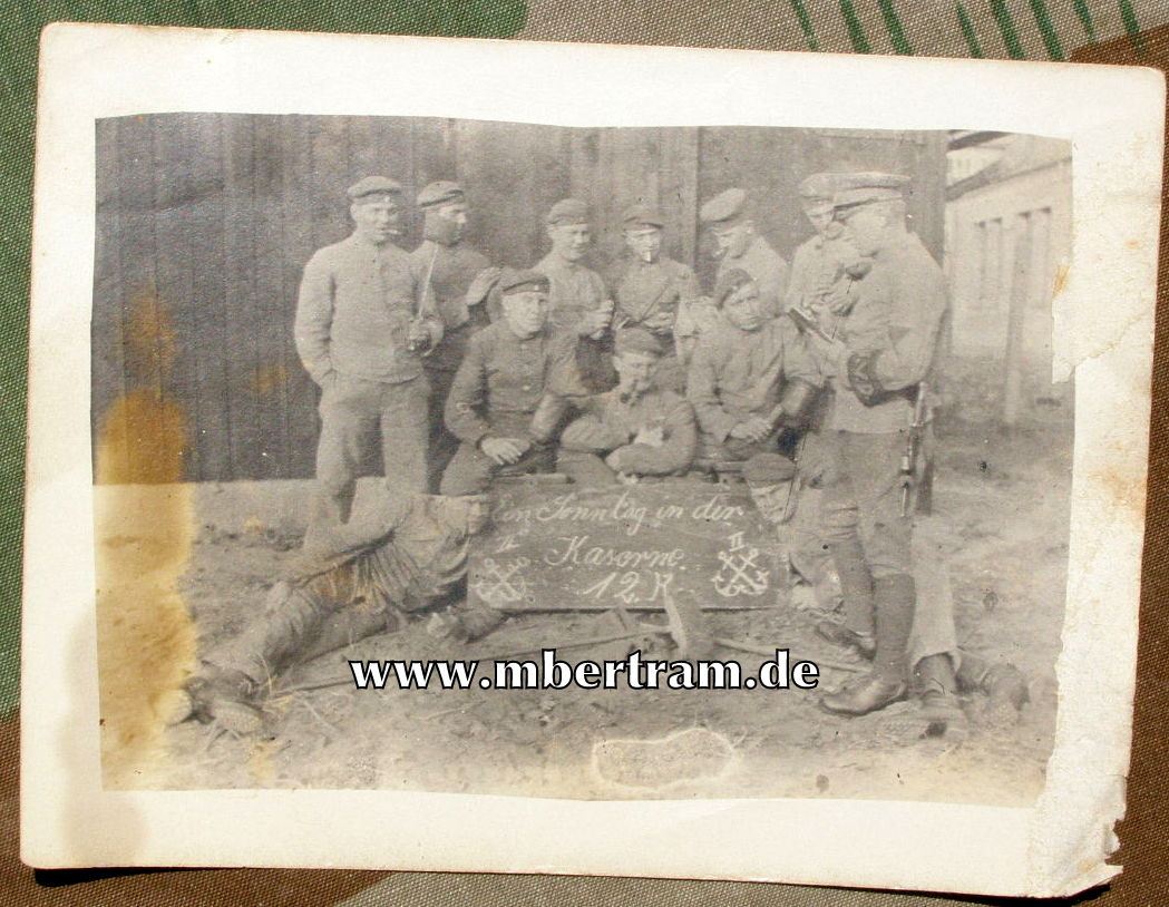 12. Komp. Matrosenrgt. Wilhelmshaven "1. Weltkrieg
