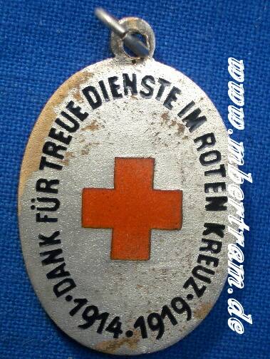 Preuss. Landesv. v. Roten Kreuz: für treue Dienste 1914-19.