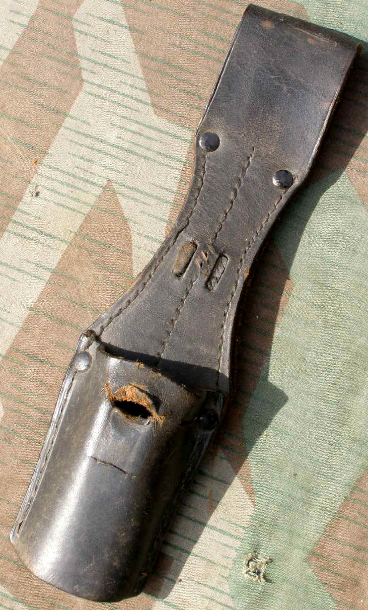 Seltener schwarzer Koppelschuh mit RZM Abnahme für Parteiorganisationen