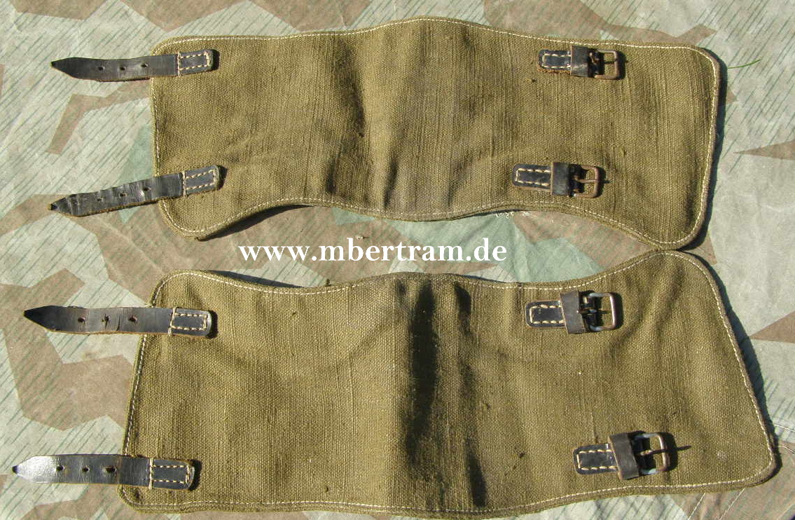 Waffen SS oder Wehrmacht Segeltuchgamaschen