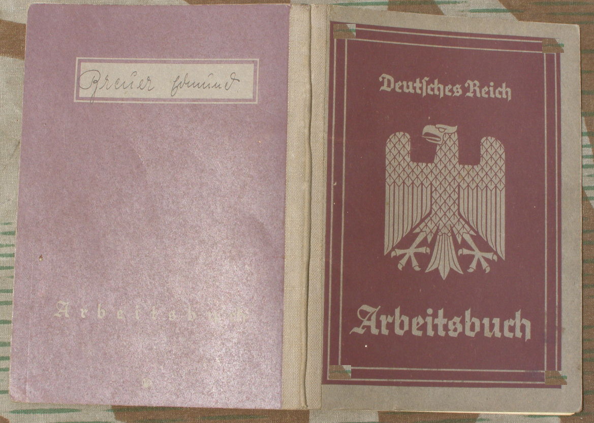 Arbeitsbuch Deutsches Reich . M 1933-39, Düren, Fleischer