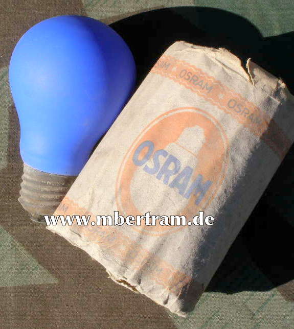 Osram Luftschutz Lampe, 220-230 V, 25 W um 1944/45