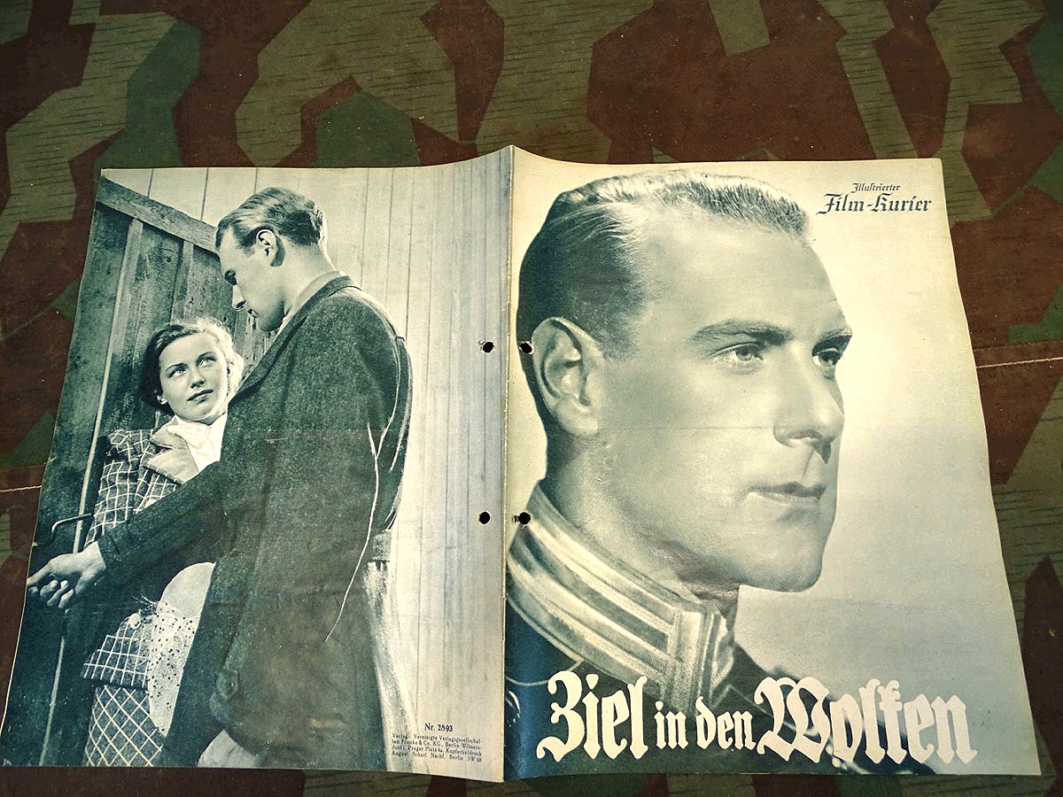 Film-Kurier, Kino Programmheft, Ziel in den Wolken, 1938