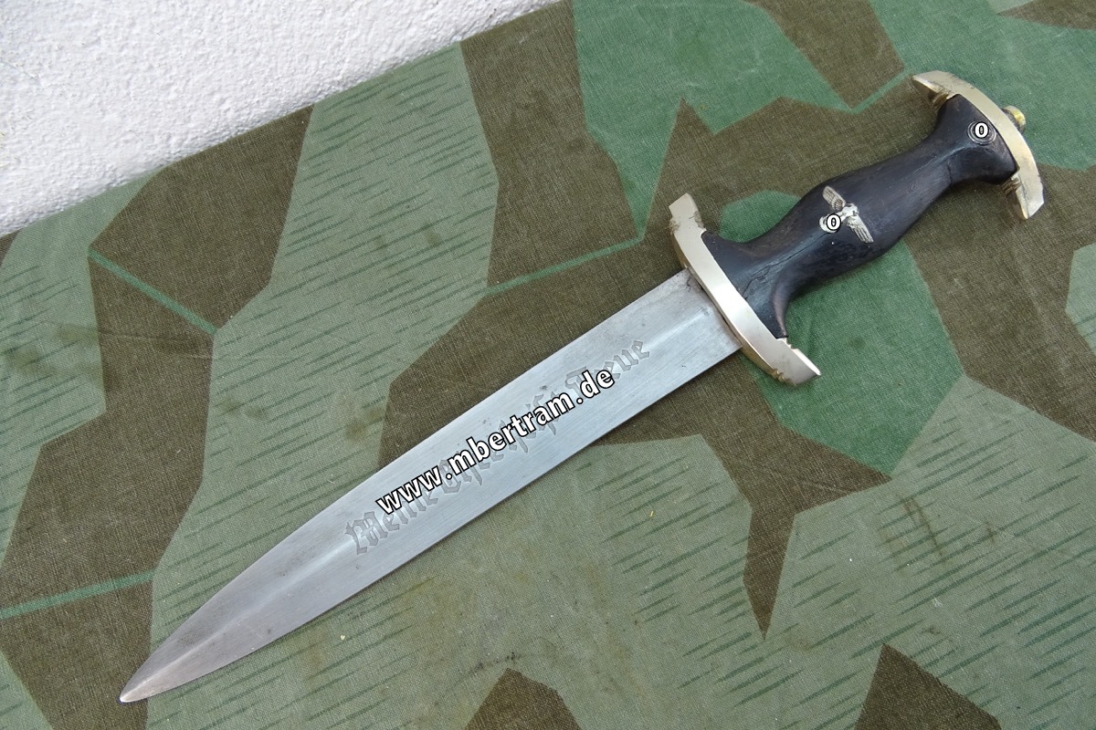 Alte Teilreplik: SS Dienstdolch M 33 mit RZM M 7/36 ohne Scheide