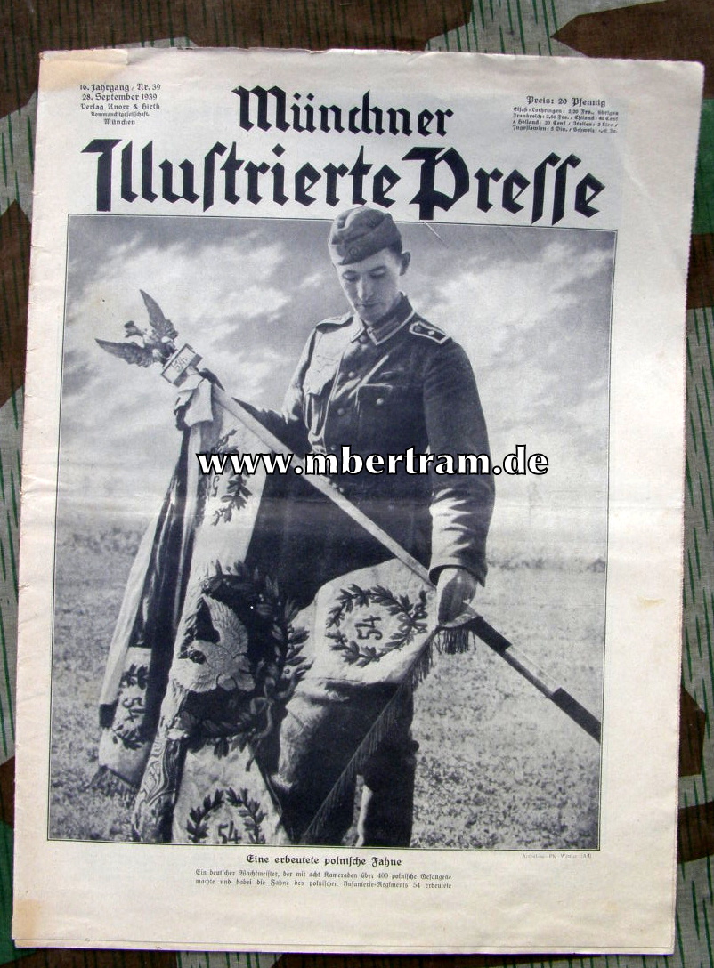 Münchner Illustrierte Presse. 16. Jhrg., Nr.39, 28. 09. 1939.