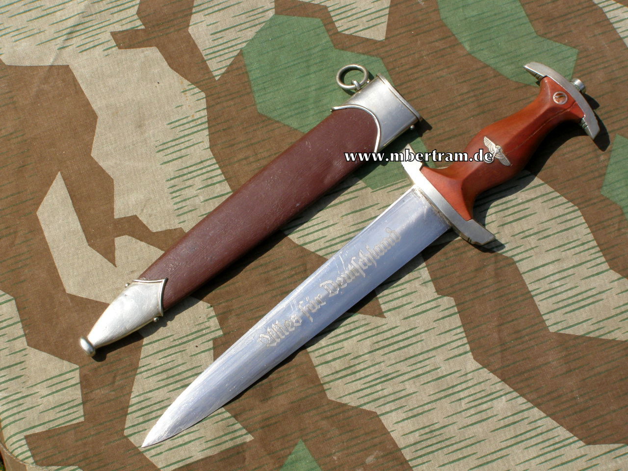 Früher SA Dienstdolch M 33, "E.Pack u Söhne, SG", "Sw"