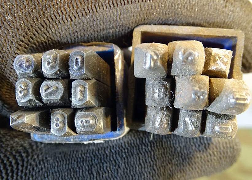 18 Schlagzahlen zur Restaurierung von Fahrzeugen, Waffen und Ausrüstung, 3mm
