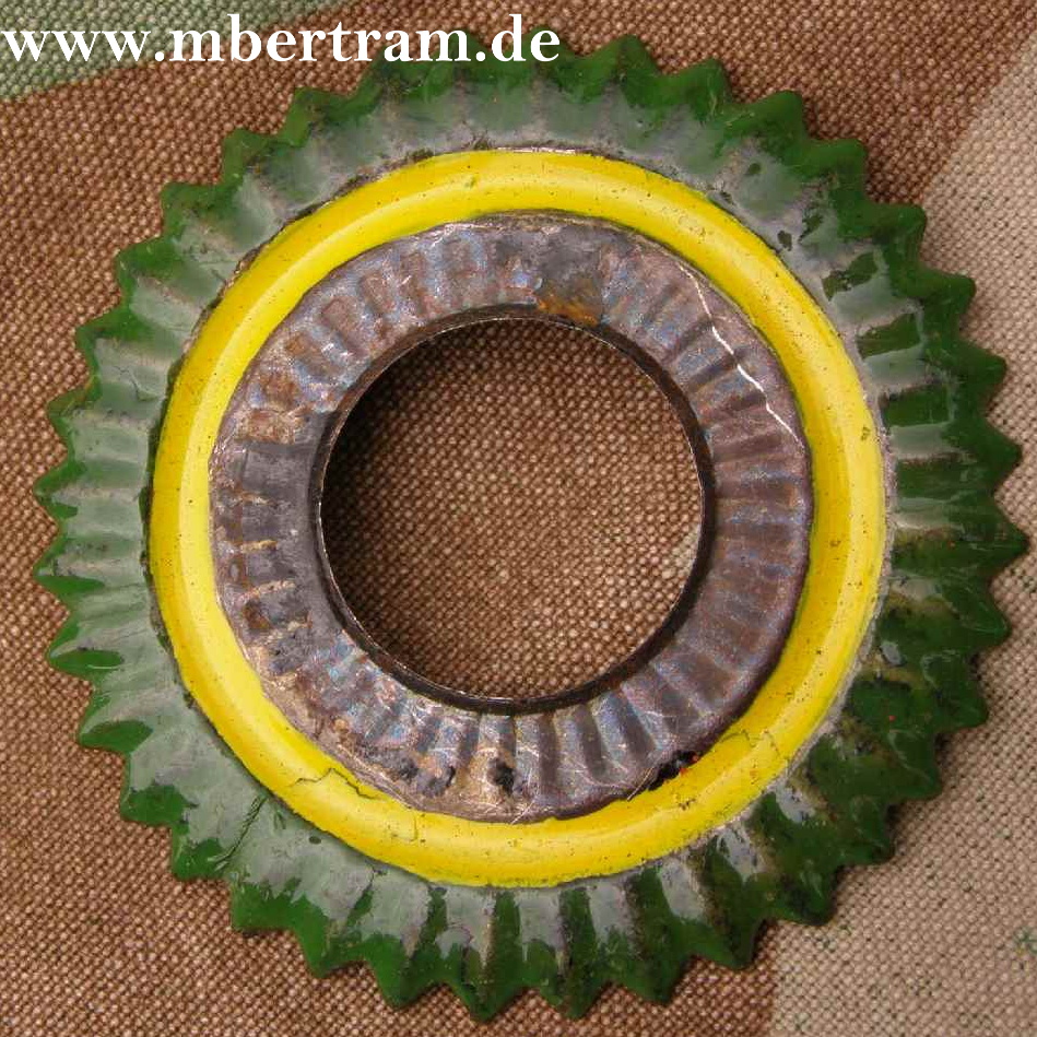 Pickelhaubenkokarde Mannschaften, Sachsen Weimar Eisen