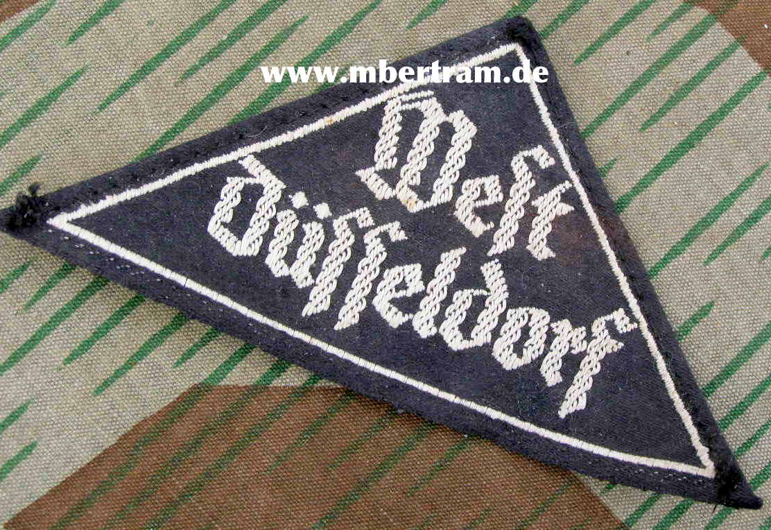 BDM Gebietsdreieck "West Düsseldorf" ( Weiße Schrift)