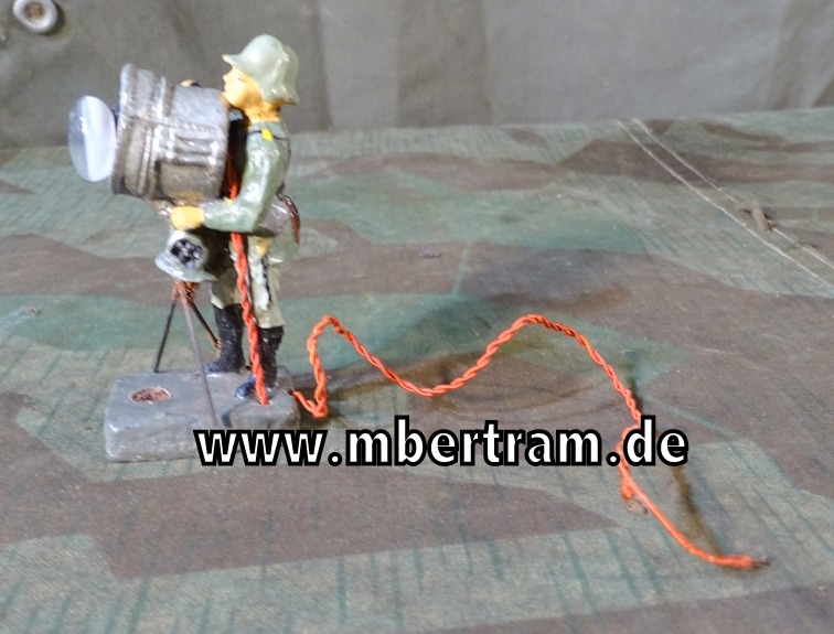 Elastolin - Heer Soldat mit elektrischem Blinkgerät