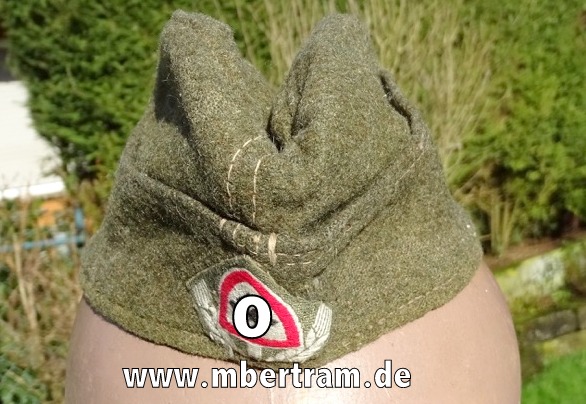 Reichsarbeitsdienst Schiffchen für Mannschaften und Unterführer kpl. mit Effekten. 