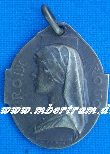 Frankreich: Kettenanhänger, ca.1914, " Croix Rouge"