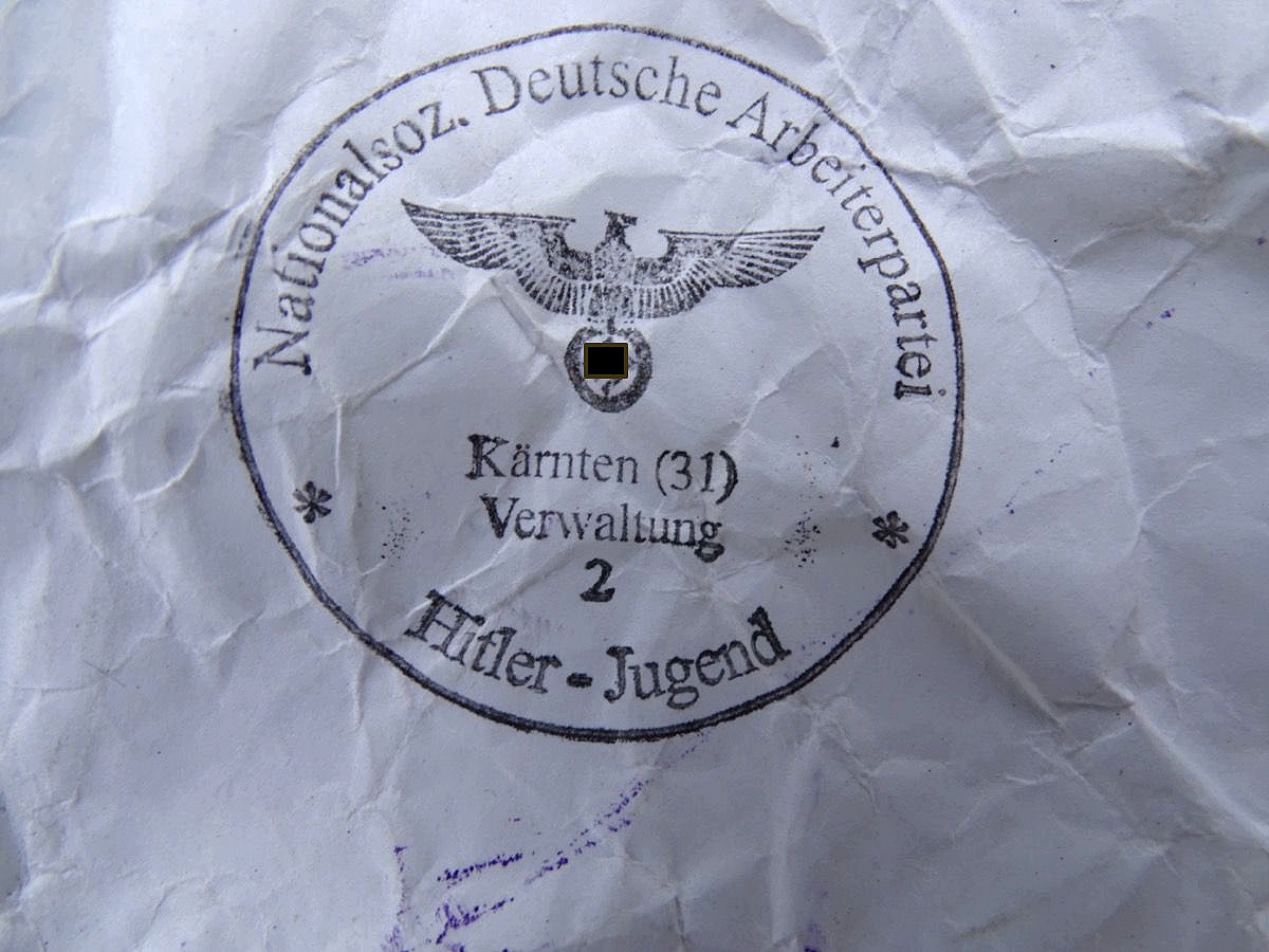 Replik: 2 Stempel HJ/BDM  3. Reich 
