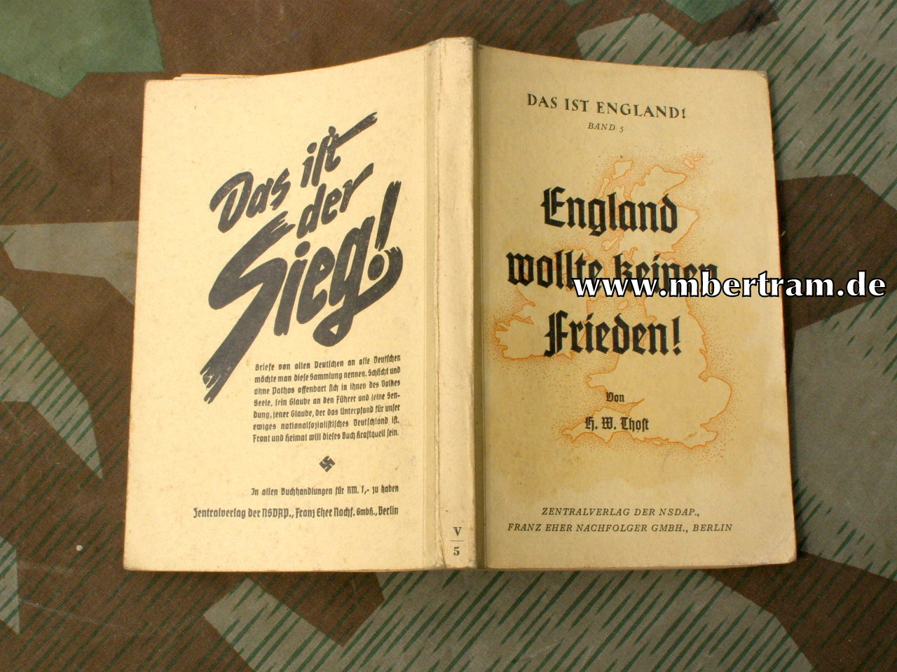Hans Wilhelm Thost: England wollte keinen Frieden! 1940