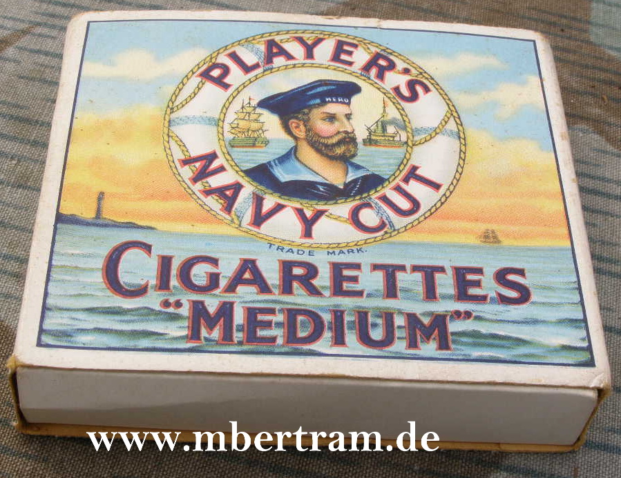 "Player`s Navy Cut- Medium" Zigaretten engl. Armee, - voll