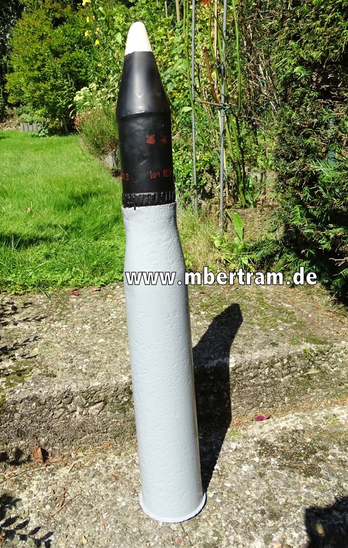 WH-Sturmgeschütz Deko-Patrone 7,5cm KWK 40 ,Panzer, Zustand 4