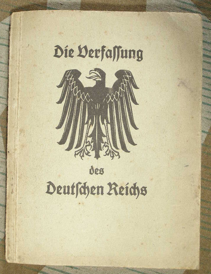 Die Verfassung des deutschen Reiches, 1919