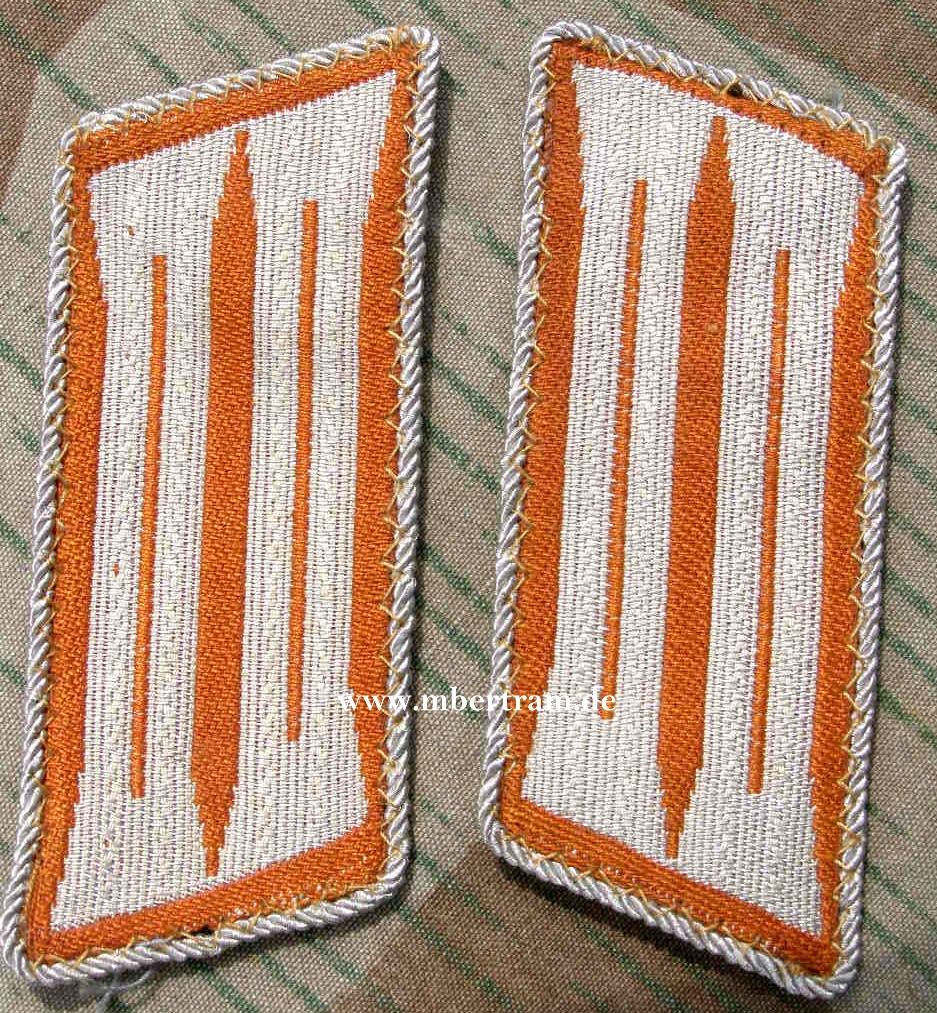 Pärchen Kragenspiegel Gendarmerie, 3. Reich