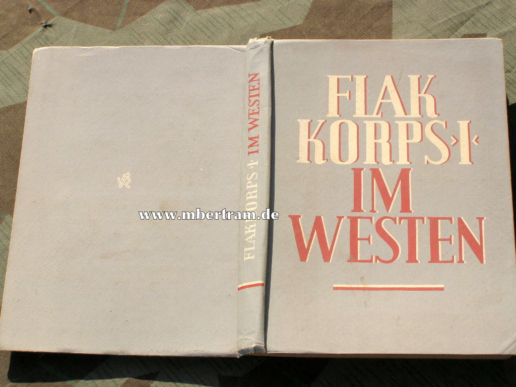 Flak Korps 1 im Westen, 1943, V.ca. 26 x 18cm . 275 S.