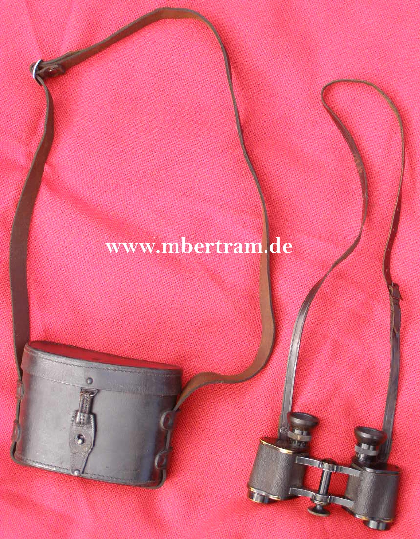 Preussisches Militär- Dienstfernglas Doppelfernrohr 1903