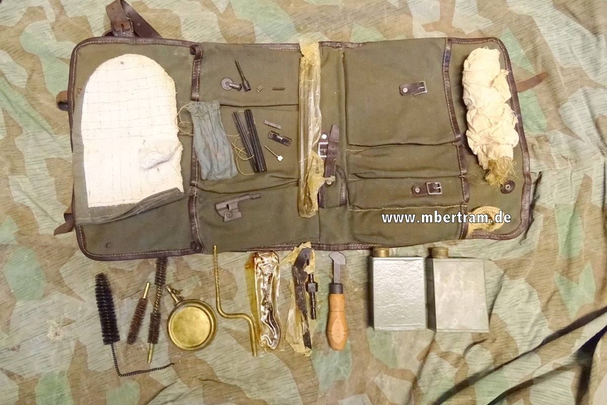 MG 42/53 Werkzeugsatz, Zubehörtasche, kaum gebraucht, 26 Teile, Z 2-