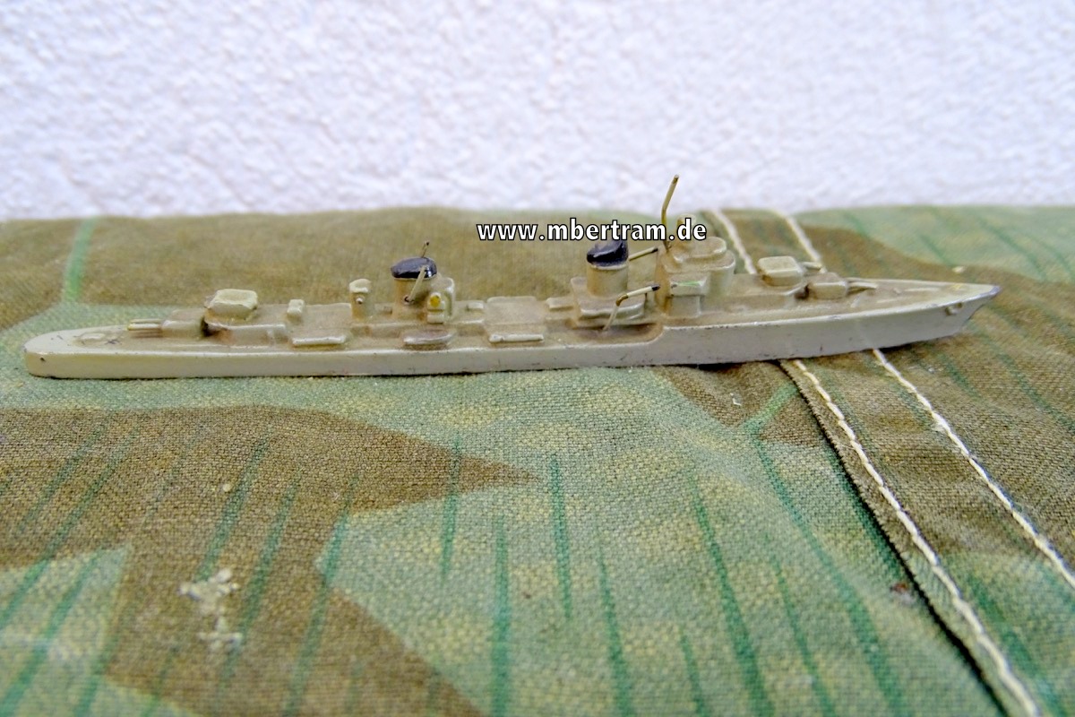 Wiking Schiff aus den 40er Jahren, aus Metall, Zerstörer