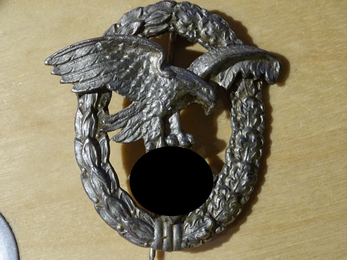 REPLIK: Luftwaffen Beobachterabzeichen Hst.: Schwerin Berlin