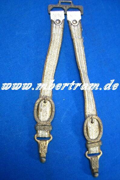 Gehänge für Heeres Offiziersdolch, verzierte Beschläge