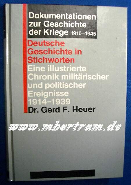 Deutsche Geschichte in Stichworten. Eine illustrierte Chronik