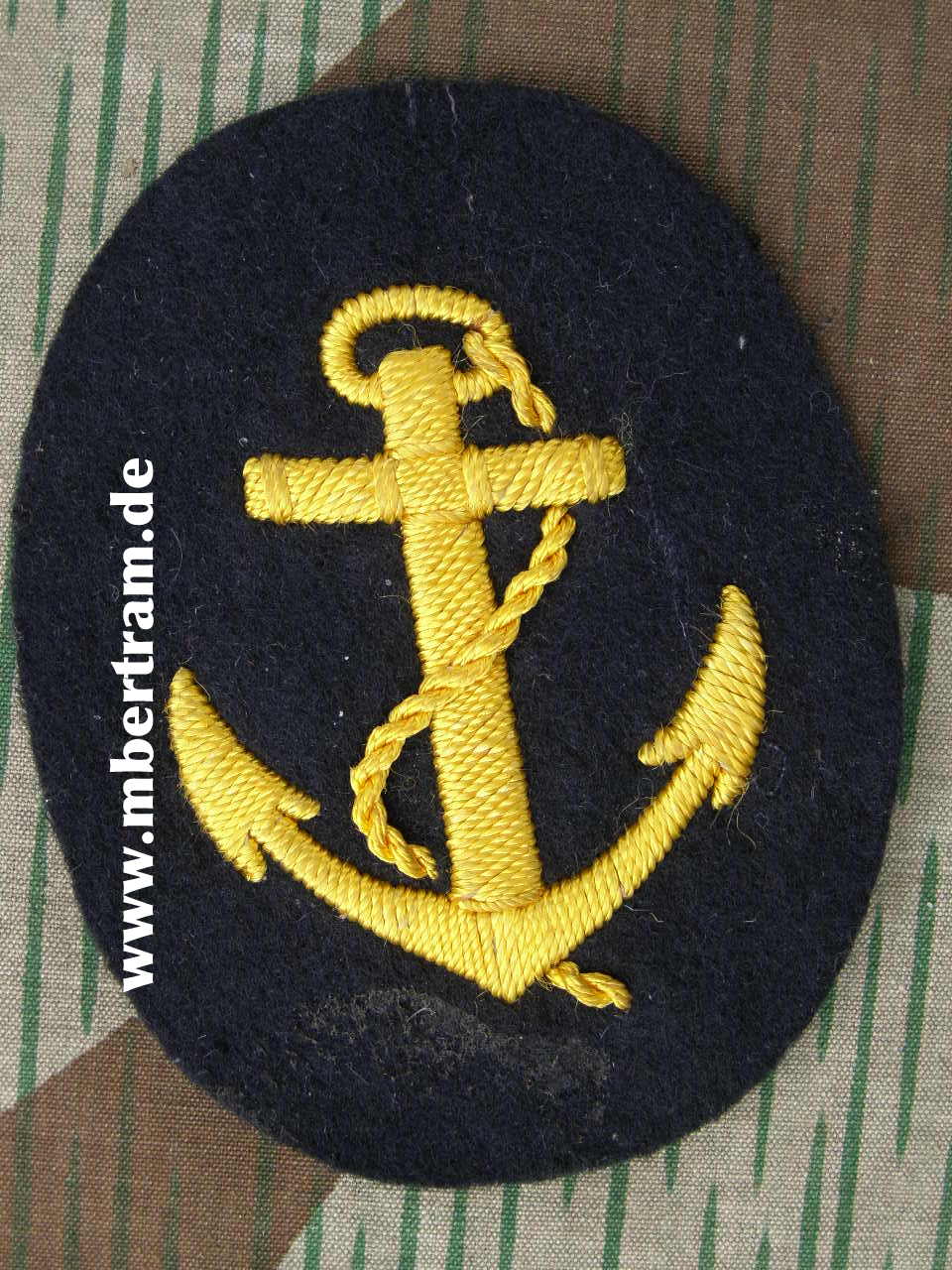 Kriegsmarine Ärmelabzeichen Bootsmannsmaat, bl.