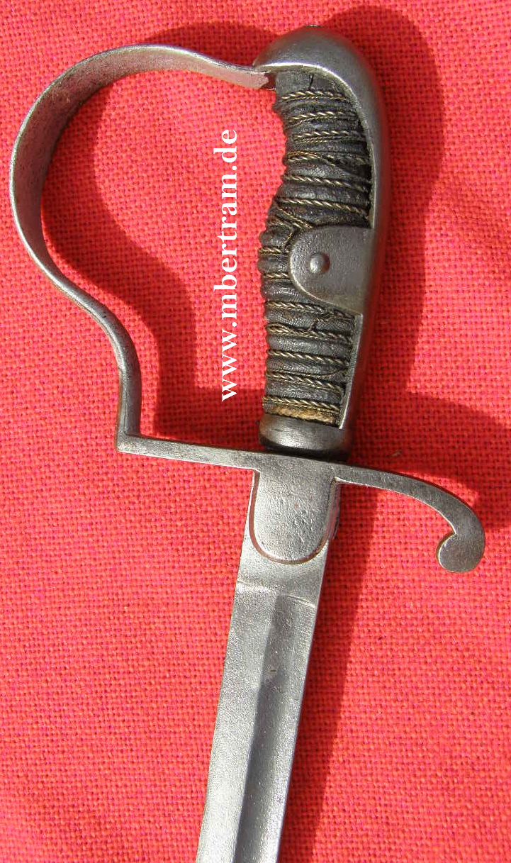 Artillerie Einheitssäbel , preussisch um 1916, ohne Scheide